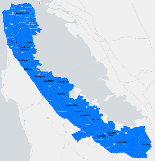 Роботакси Waymo ездят по шоссе в ЛА, Сан-Франциско и Финиксе