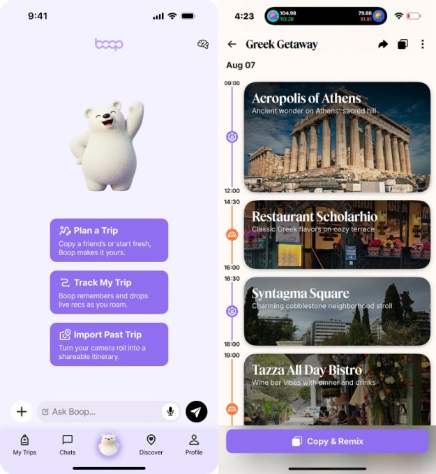 Новое приложение Boop для планирования путешествий
