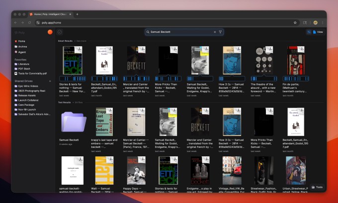 Poly перезапускается как облачное хранилище с ИИ-поиском