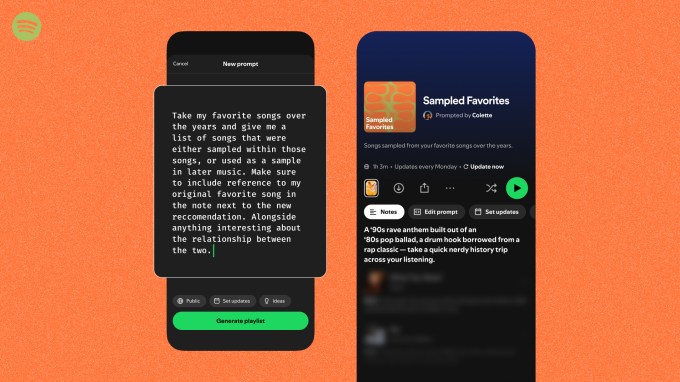 Spotify запускает AI-плейлисты по промтам в США и Канаде