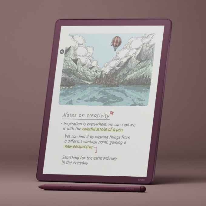 Kindle Scribe Colorsoft: цветной e-ink с ИИ