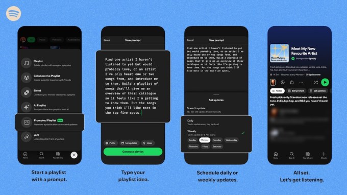 Spotify расширяет ИИ-плейлисты Prompted Playlists на новые страны