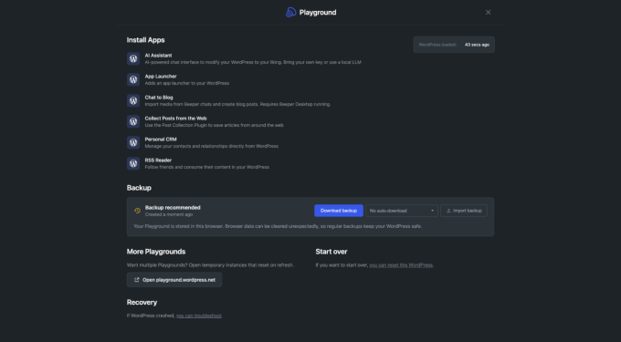 WordPress запустил приватное пространство в браузере через my.WordPress.net