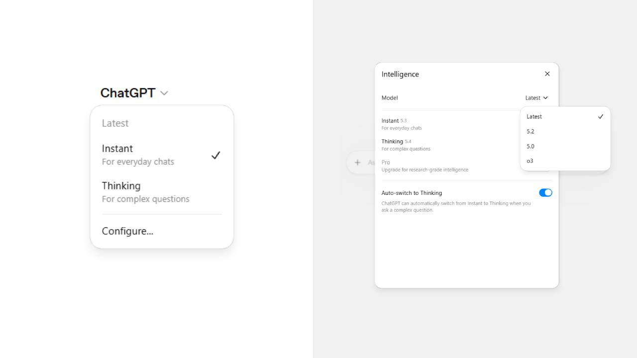 OpenAI обновила выбор моделей в ChatGPT