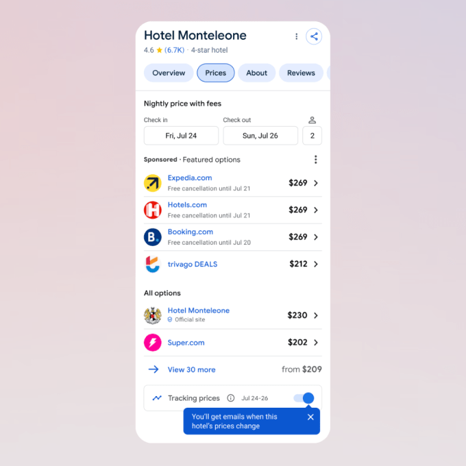 AI-режим Google помогает искать товары в наличии поблизости