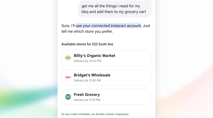 Google AI Mode получил поддержку Instacart, Canva и YouTube