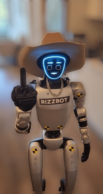 Rizzbot показал средний палец журналисту